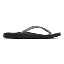 Load image into Gallery viewer, Noosa Black/Pewter Toe Post Sandal