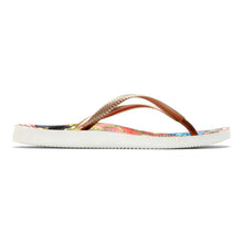 Load image into Gallery viewer, Noosa Red Tropical Toe Post Sandal