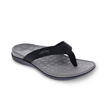 Load image into Gallery viewer, Wave Toe Post Sandal Unisex Black