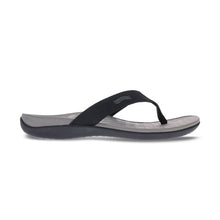 Load image into Gallery viewer, Wave Toe Post Sandal Unisex Black