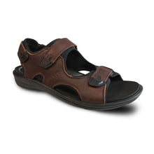 Load image into Gallery viewer, Montana 2 Back Strap Sandal Whiskey
