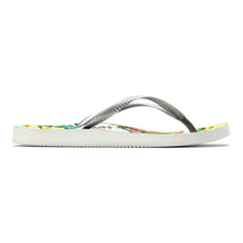 Load image into Gallery viewer, Noosa Blue Tropical Toe Post Sandal
