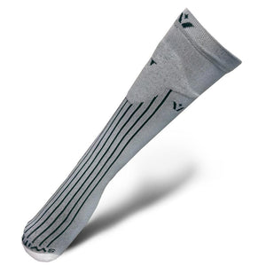 Swiftwick VALOR Below Knee Mid Volume, Prosthetic, Adaptive, Amputee Sock, Fifteen Inch Coverage, gray