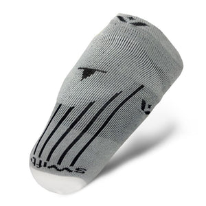 Swiftwick VALOR Below Knee Mid Volume, Prosthetic, Adaptive, Amputee Sock, Seven Inch Coverage, gray